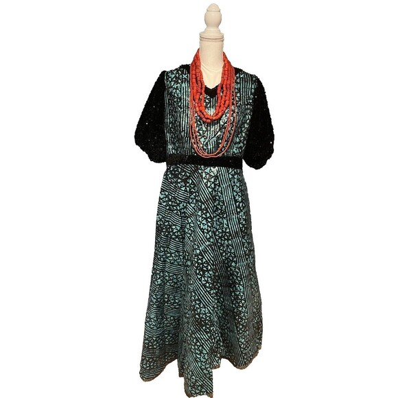 Embellished Dresses & Skirts - Embellished African Kaftan Cotton Long Dress Women